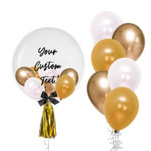 White and gold bouquet