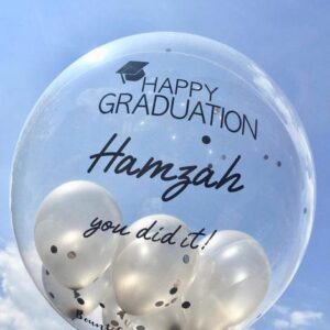 Happy Graduation bubble balloon