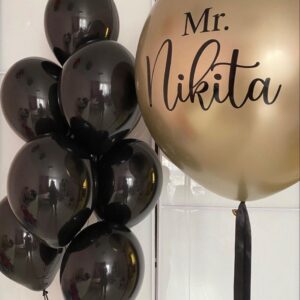 Gold giant customized balloon