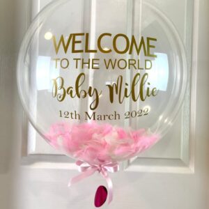 Welcome to the world balloon