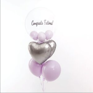 purple customized balloon
