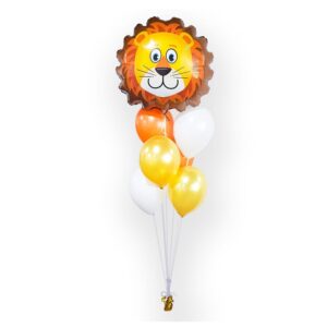 lion balloon bouquet